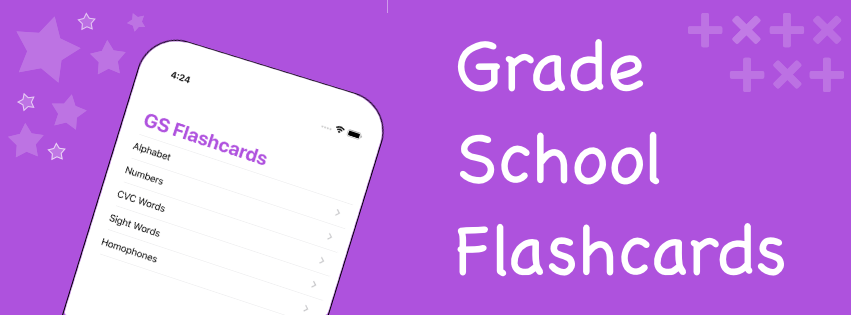 Grade School Flashcards App Released